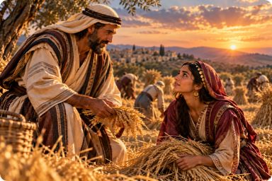 Boaz & Ruth in the Field - Rapture in September?