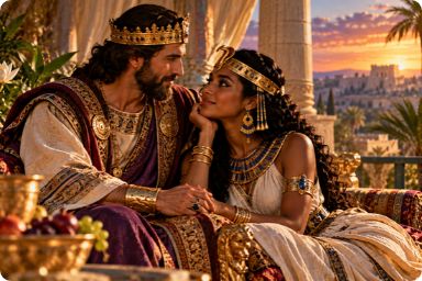 Solomon and His Bride, the daughter of Pharaoh.